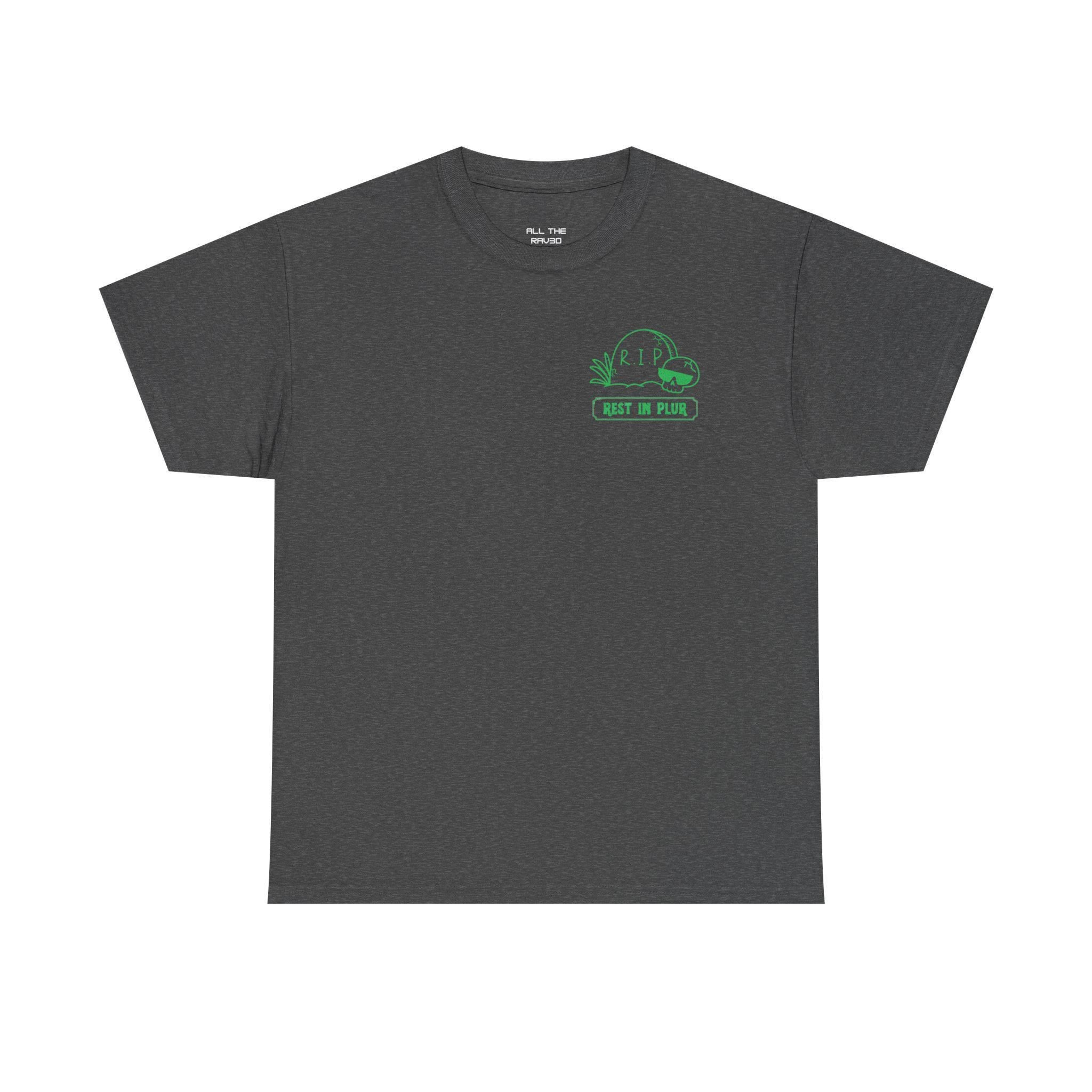 Rave 'Til the Grave T-Shirt: Skull in Sunglasses, Music Festival Top