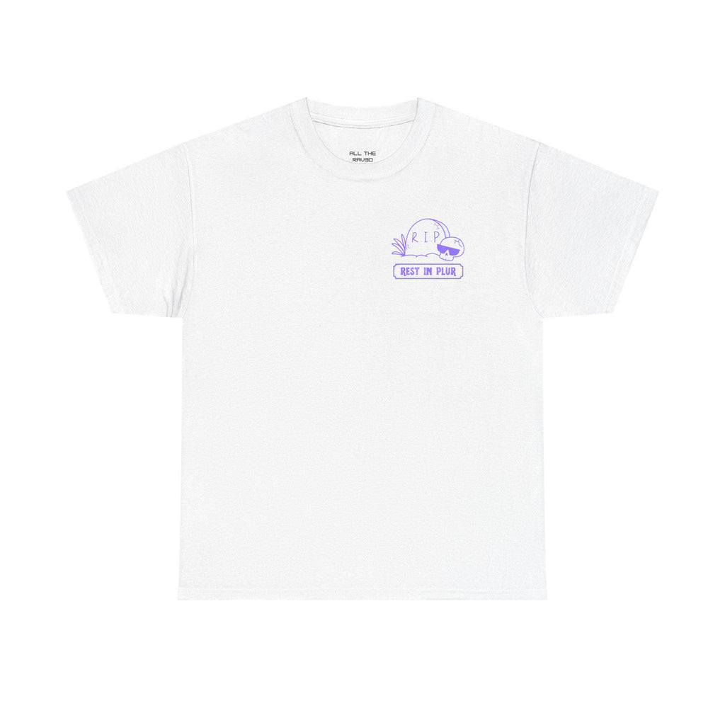 Rave 'Til the Grave T-Shirt: Skull in Sunglasses, Music Festival Top