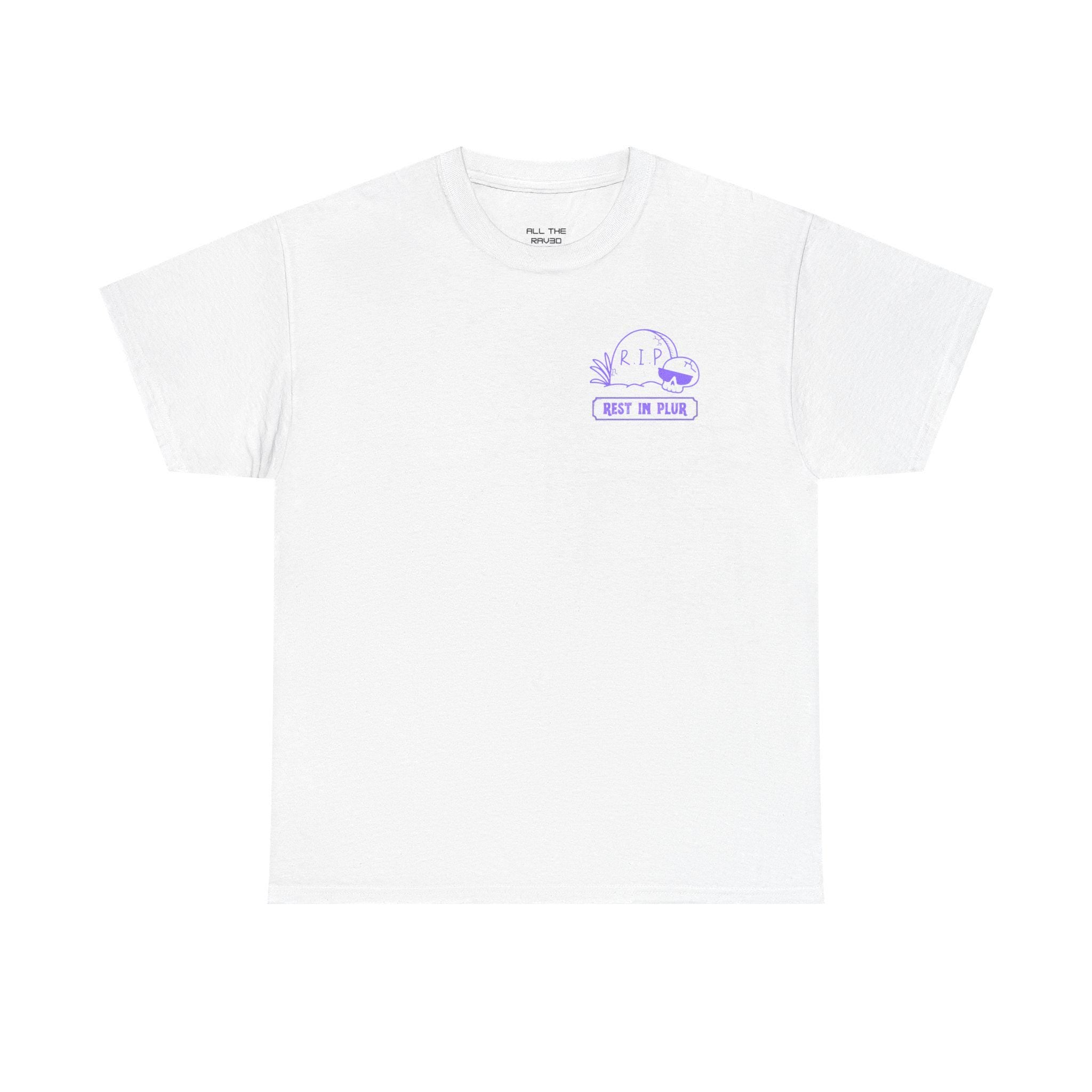 Rave 'Til the Grave T-Shirt: Skull in Sunglasses, Music Festival Top
