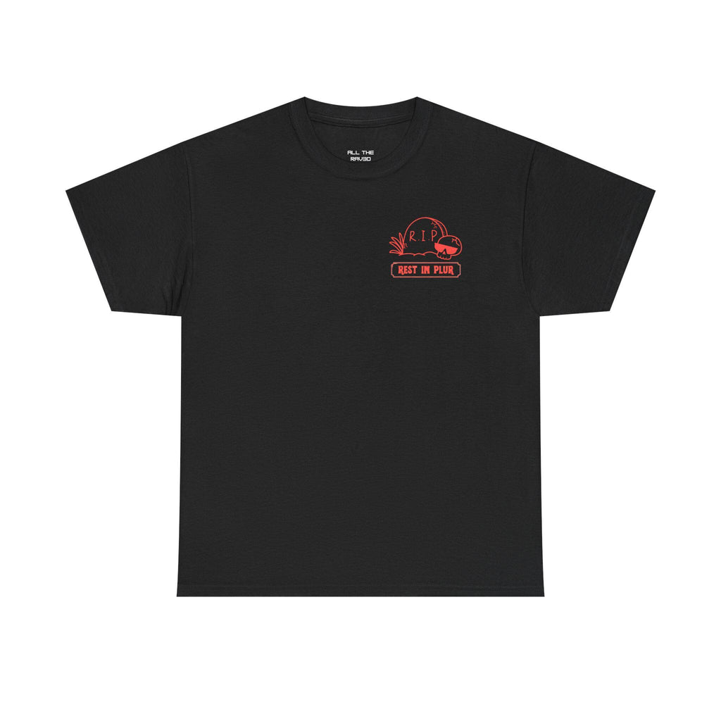 Rave 'Til the Grave T-Shirt: Skull in Sunglasses, Music Festival Top
